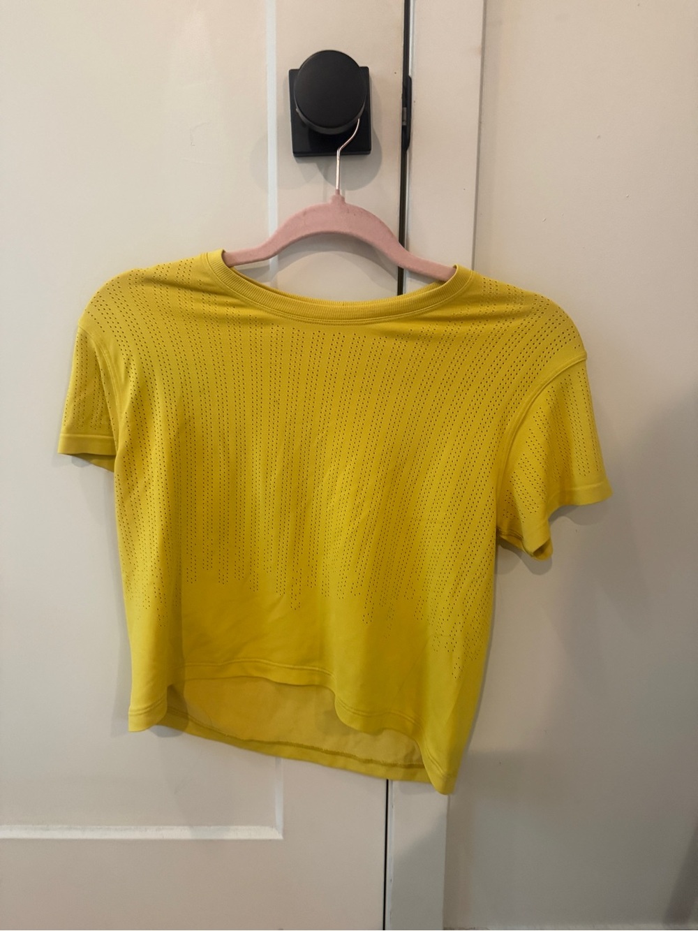 Yellow Lulu Workout Tee